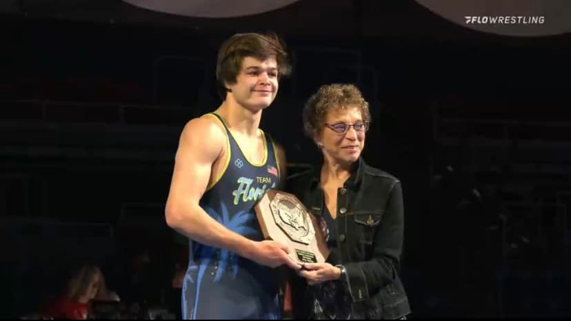 PolkSchoolsNews's tweet photo. Lake Gibson High's Brendon Abdon is the best in the U.S.! The LGHS grad won a national title in Greco-Roman wrestling today at the USA Wrestling Championships in Fargo, N.D. We're told he is the first in school and Polk County history to win the crown! 🤼‍♂️🏆 #lovePolkschools https://t.co/J2qAIDn7ye