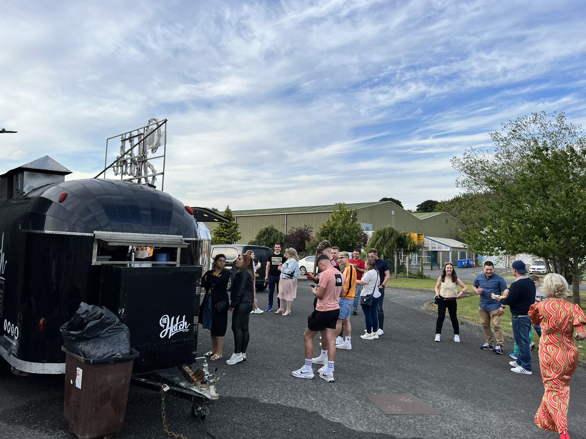 Staff party getting started. 3 years overdue great to get back together and celebrate.