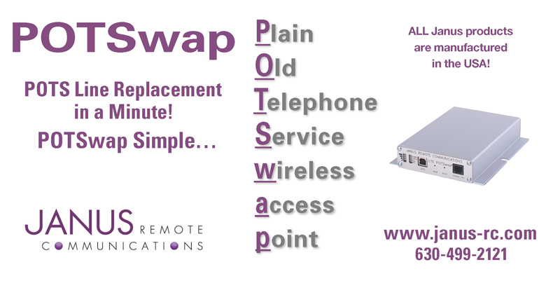 JanusRC's tweet photo. REPLACE AGING COPPER #TELEPHONE #LANDLINES AND SAVE BIG MONEY! #POTSwap #LTE910PS for quick and easy PHONE LINE REPLACEMENT! #potsreplacement. #cellular service for #emergency #applications. #LTE #IoT #elevator #security #Telecom  #potslinereplacement 

https://t.co/lqKB65WBLG https://t.co/ohjAUzDz4u