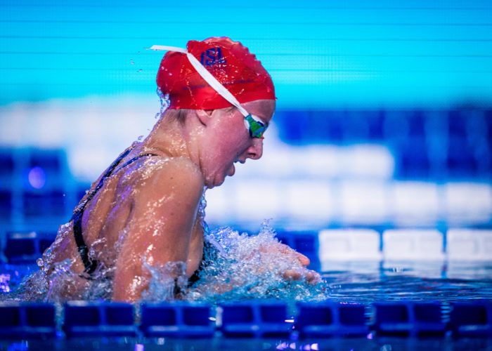 SwimmingWorld's tweet photo. Evgeniia Chikunova Swims 2:20.41 200 Breast, Kliment Kolesnikov Wins Twice at Russian Solidarity Games - https://t.co/AWHmzxqa6X https://t.co/kZTN2soDLk