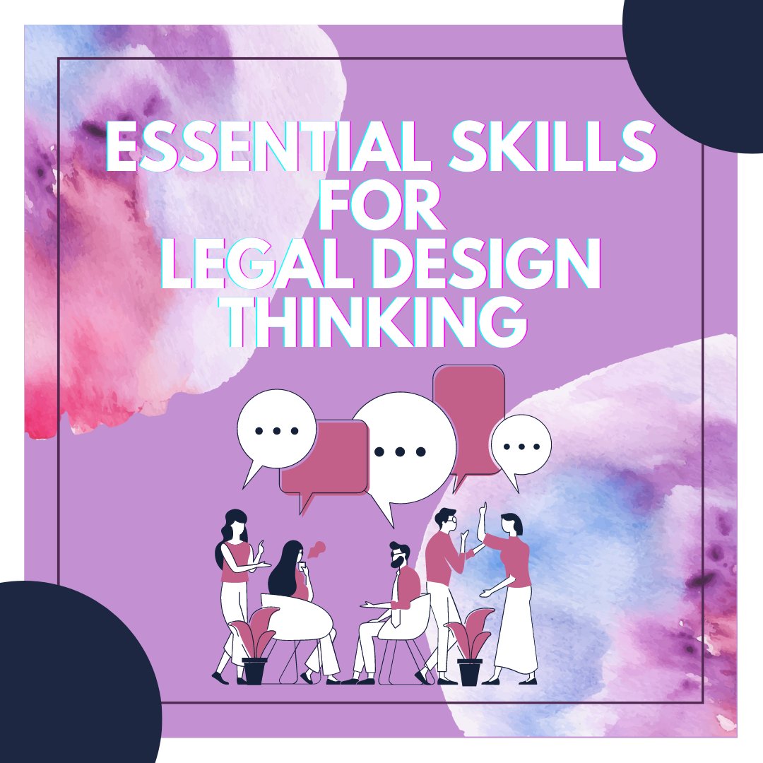 wowlegalx's tweet photo. 💡Which essential skills are needed for Legal Design Thinking?
🕸Visual Thinking
🕸Design Thinking
🕸UX Design
🕸Legal Thinking
Discover each one here:⤵️
#legaltech #legaldesign #visualdesign #designthinking #UXdesign #legalthinking #legaldesignthinking https://t.co/65SbDDWgWr