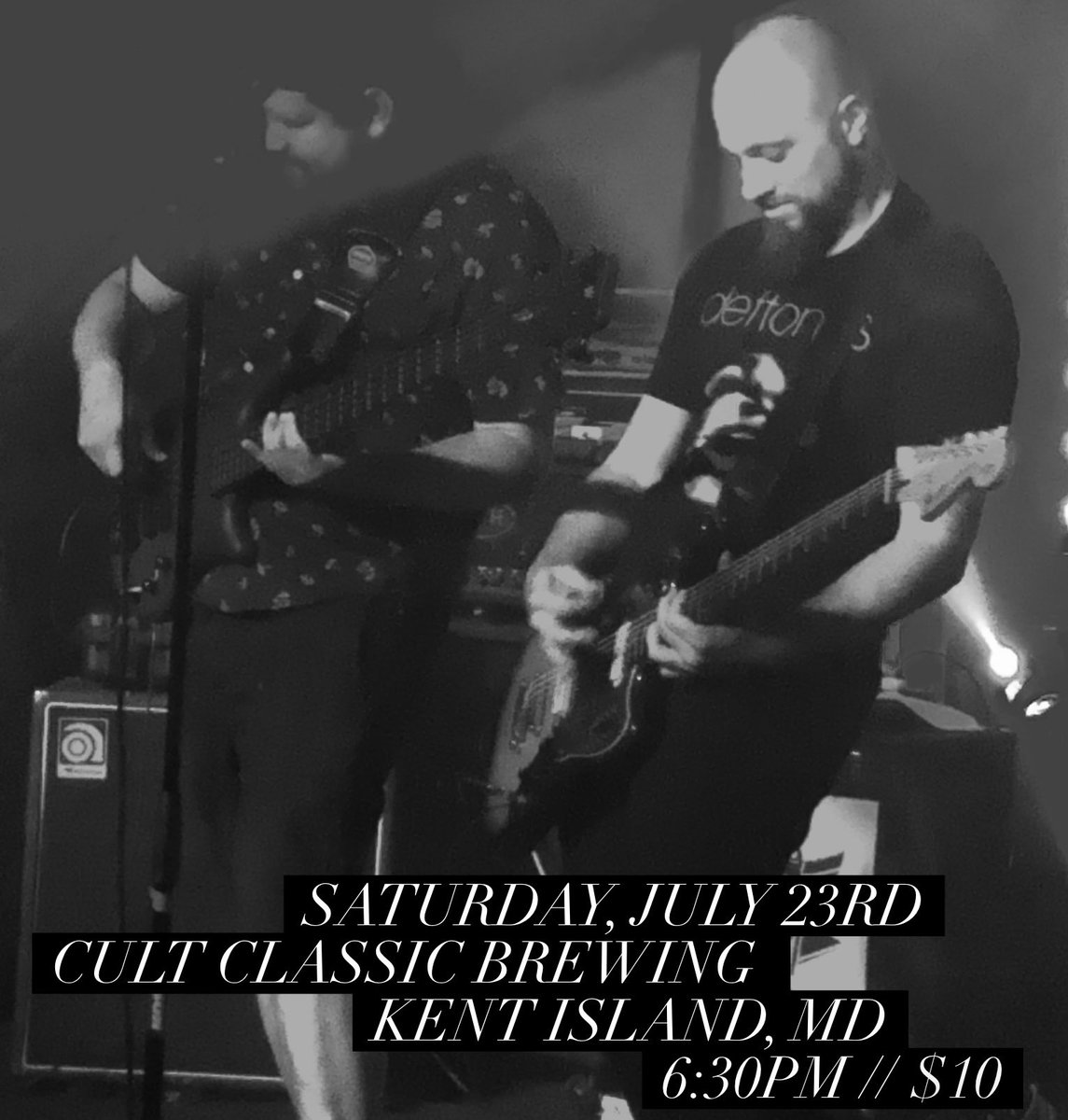 Tomorrow night at Cult Classic! Ditch the sweaty dock bars for the comfort of sweet, sweet air conditioning. There will also be cold beer, &amp; 3 great bands. Let’s rock.🤘

🎟simpletix.com/e/veer-with-sp…
📸Debby Holman