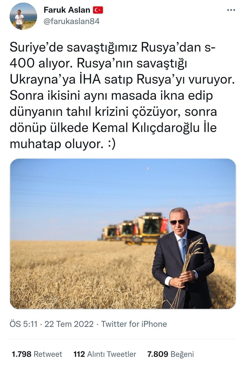 fatihtezcan's tweet photo. Günün twiti. https://t.co/einXTNlR6R