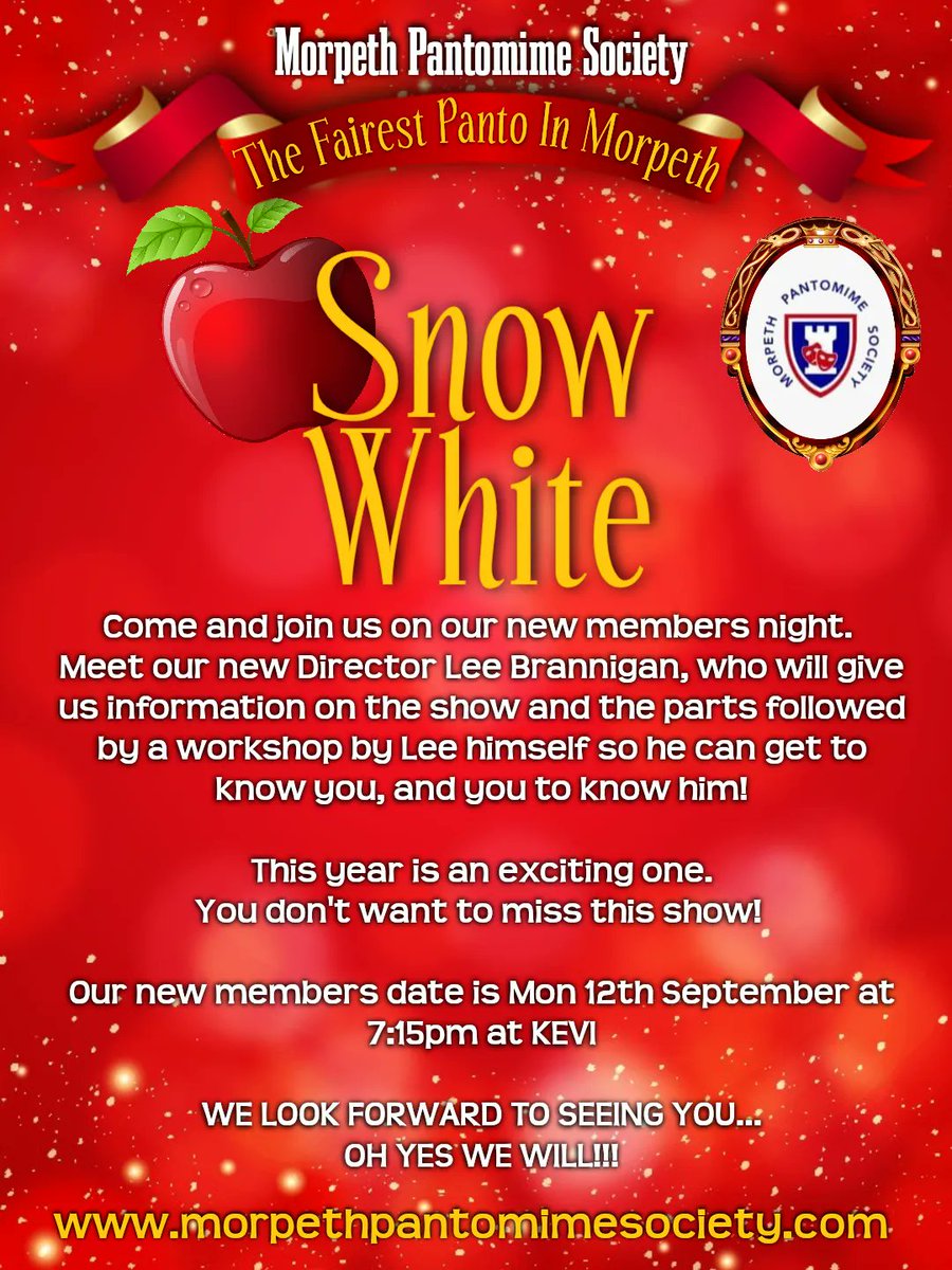 Morpeth Pantomime Society tweet media