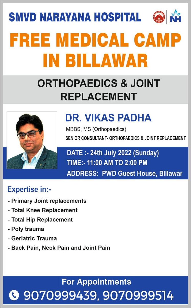 THE BONE DOCTOR OF J&K Dr Vikas Padha🇮🇳 tweet media