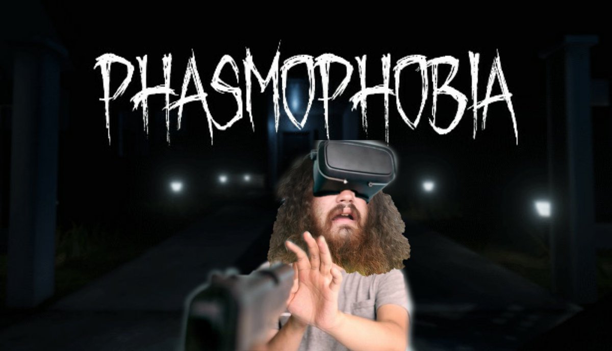 SamuraiTort's tweet photo. I'm trying my hand at #VR Phasmophobia today! This'll be my first spooky game in vr, so any tips to not poop myself would be appreciated 😂 #SupportSmallStreamers https://t.co/NhiguqdemV