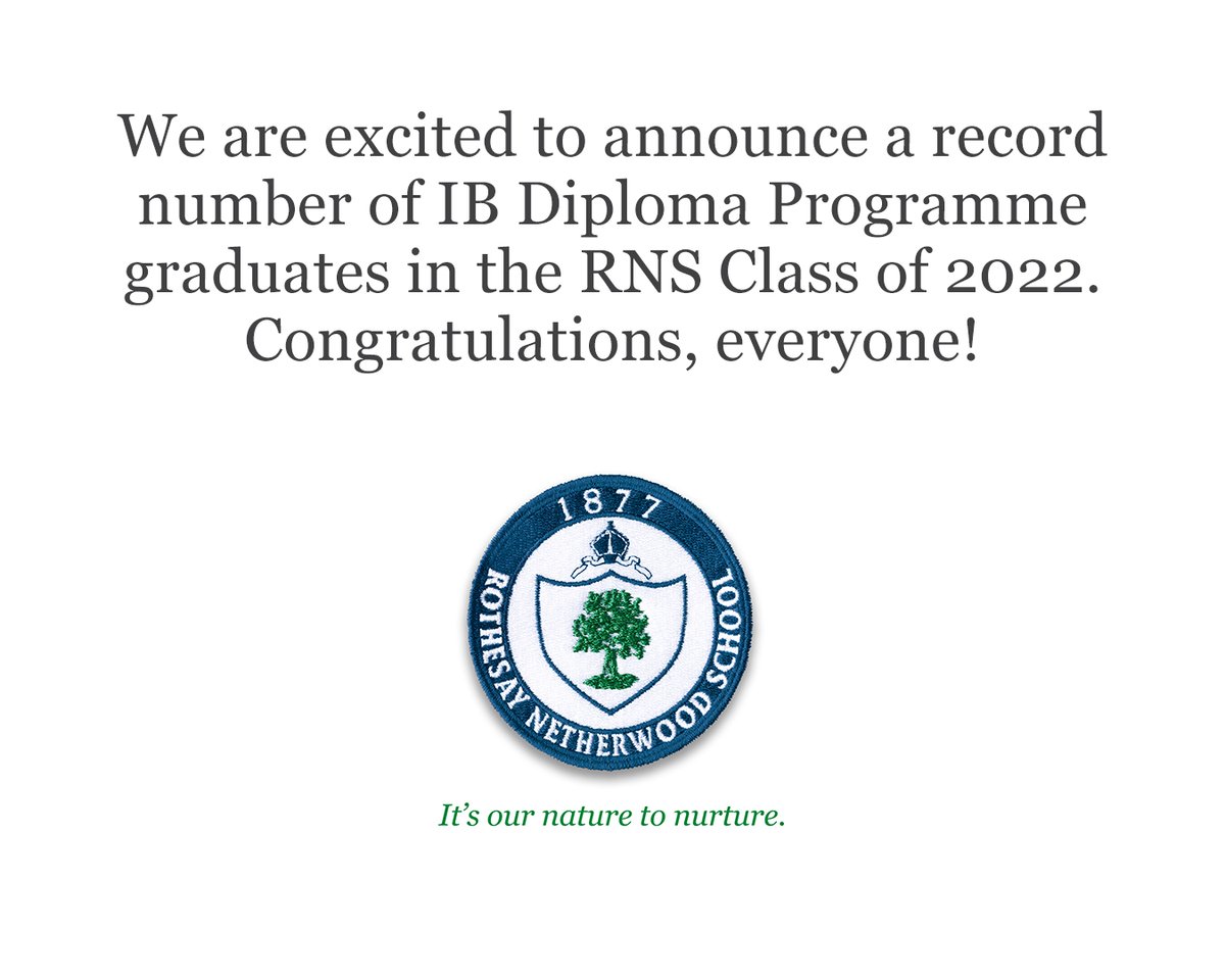 Wow! The Class of 2022 received the most <a href="/iborganization/">International Baccalaureate</a> IB Diplomas we've ever had as an IB World School AND the most acceptances to US universities. Congrats on your hard work, dedication and success! We are so proud of you! READ MORE: rns.cc/news-detail?pk…
<a href="/CAIS_Schools/">CAIS</a>