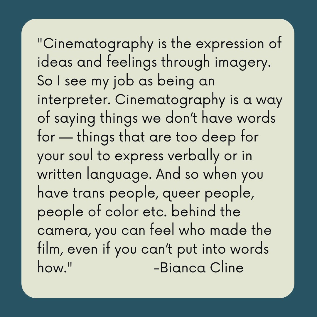Congrats to Cinematographer Bianca Cline from the BELLY OF THE BEAST team! Bianca was a Cinematographer for BELLY OF THE BEAST, and is now being heralded for her work on ‘Marcel The Shell With Shoes On’

Beautiful interview with <a href="/them/">Them</a>, Bianca!  

#marceltheshellwithshoeson
#botb