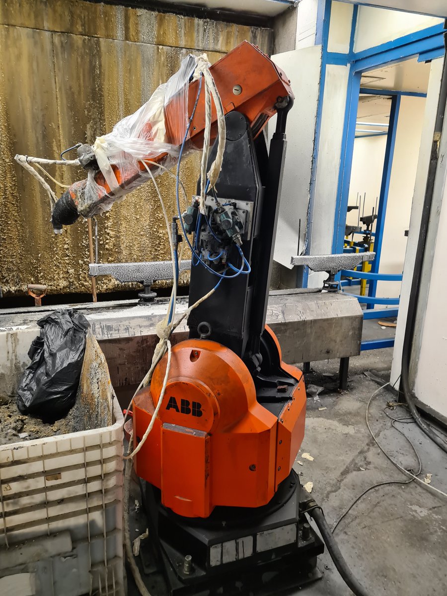 amsauctionsuk's tweet image. Spray Paint Line and Robots Online Auction - Sale Closes: Friday 29th July 2022 at 12 Noon buff.ly/3zpcYiI #SprayPaint #PaintLine #Robots #ABB