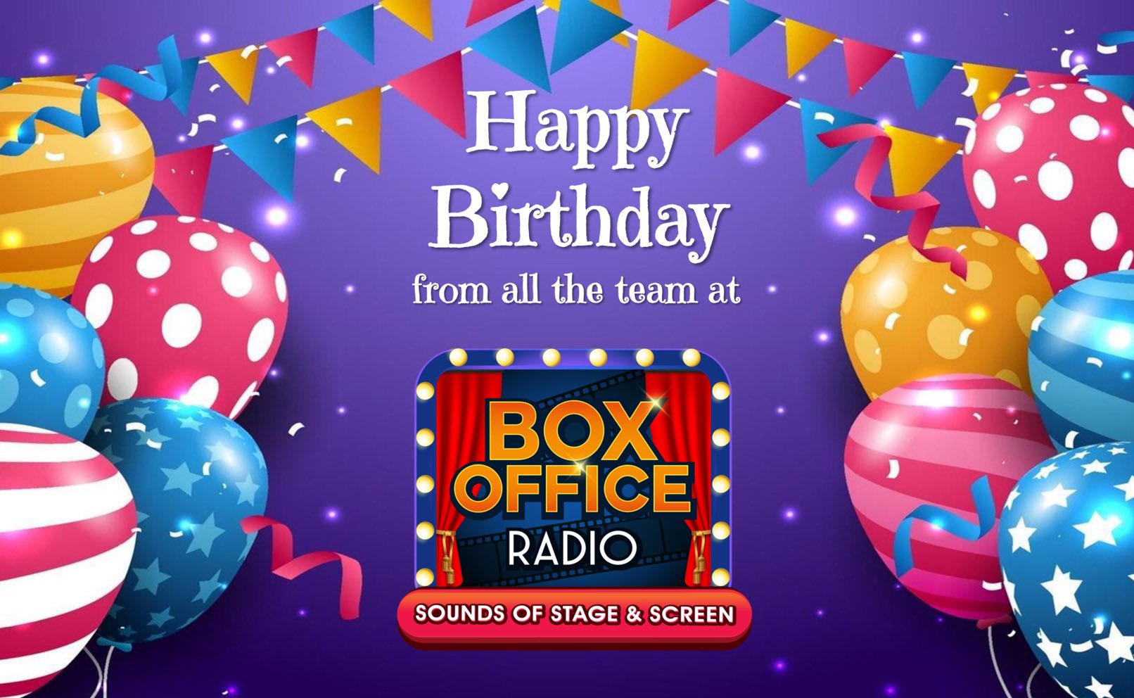 A big Happy Birthday to the wonderful from everyone here at Box Office Radio!  