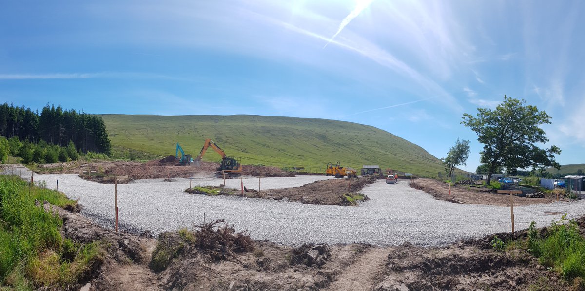 GGATProjects's tweet photo. Fantastic views from our site at Pont ar Daf, at the base of Pen y Fan @BreconBeaconsNP. Working for @NationalTrustCymru &amp; @EnconConstruct at the new car parking facailities at the Storey Arms site. Visit https://t.co/q7RAo54OhS 
#archaeology #partnership #heritage #development https://t.co/9YtHEeR8oY