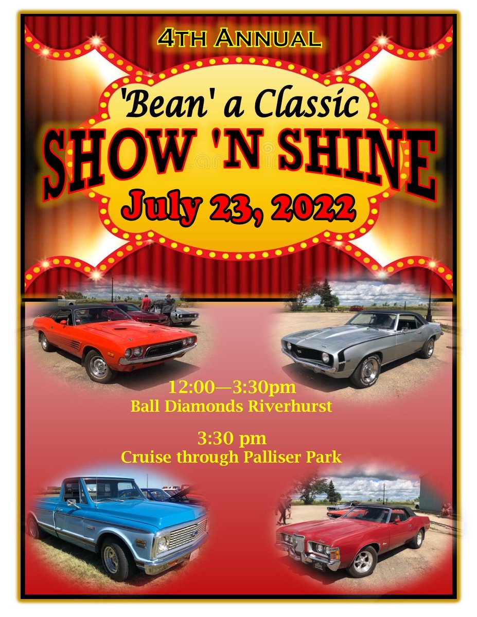 RiverhurstBean's tweet photo. Tomorrow is the day!  Join us in the Village of Riverhurst for the Grand Opening of the Riverhurst Wetlands and the Riverhurst Bean Festival.
#wetlands  #WestCDNag  #autoevents #SaskMusic #LentilBeer #pettingzoo #axthrowing https://t.co/hzU6951n6I
