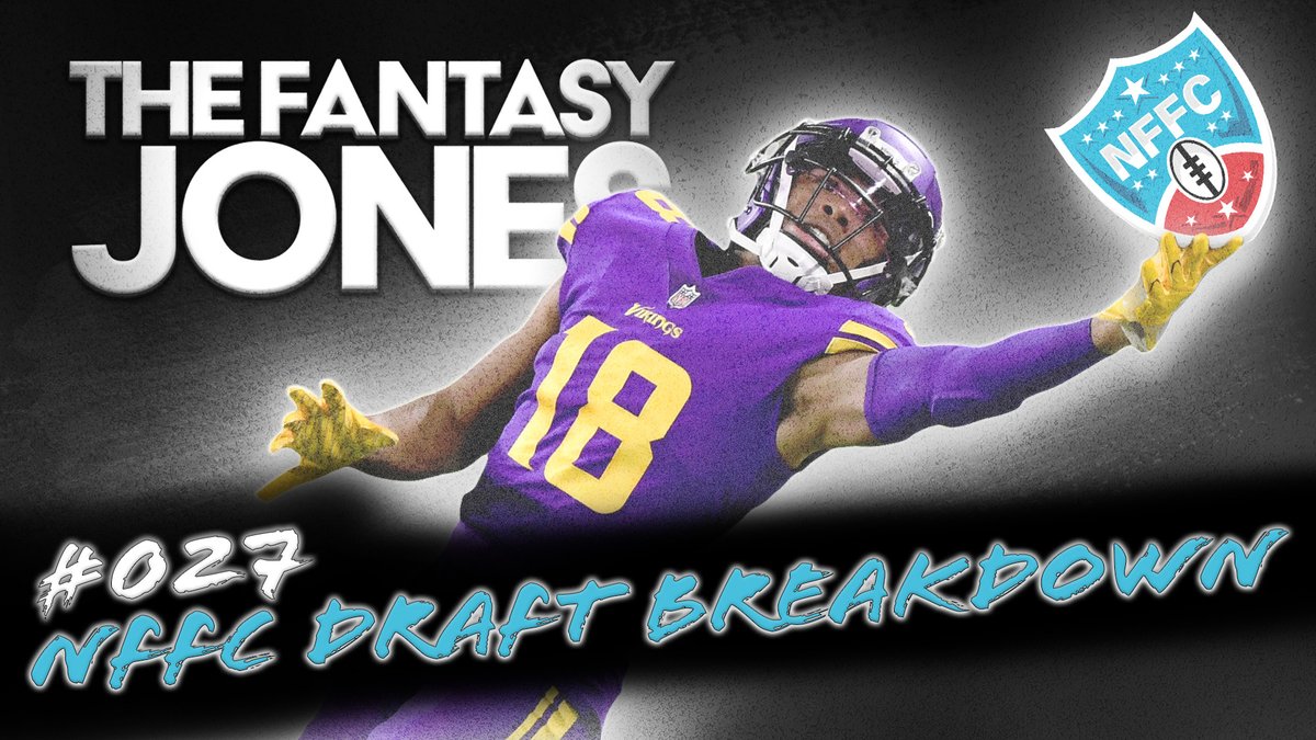 TheFantasyJones's tweet photo. NEW EPISODE: NFFC Draft Breakdown

@FAmmiranteTFJ talks about his high-stakes NFFC RotoWire Online Championship Draft.

You'll learn about his favourite targets, Draft Process, and more! https://t.co/ihteFh5md4