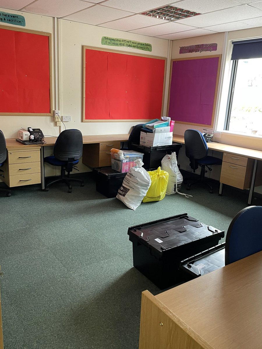 Stripped down and packed up…schools out for summer!!