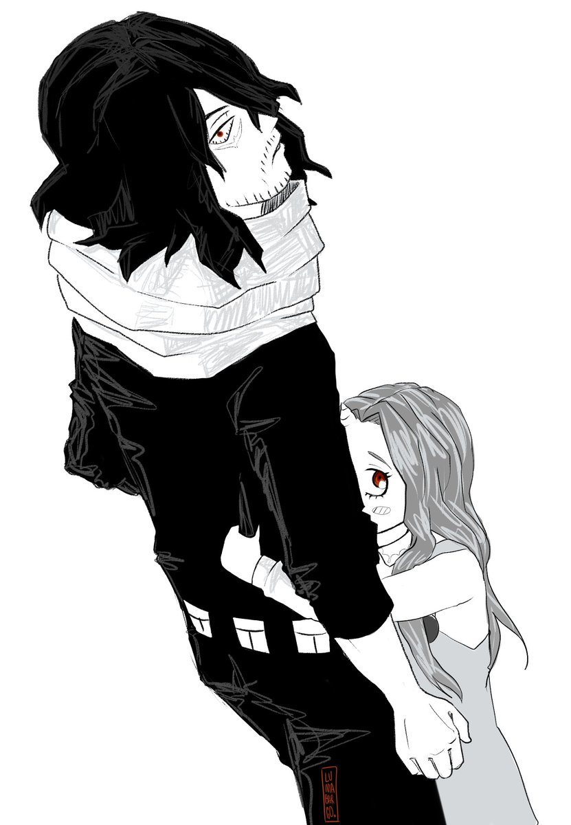 lumabargo's tweet photo. 相澤と壊理... #僕のヒーローアカデミア  #MyHeroAcademia https://t.co/aKed4I176L