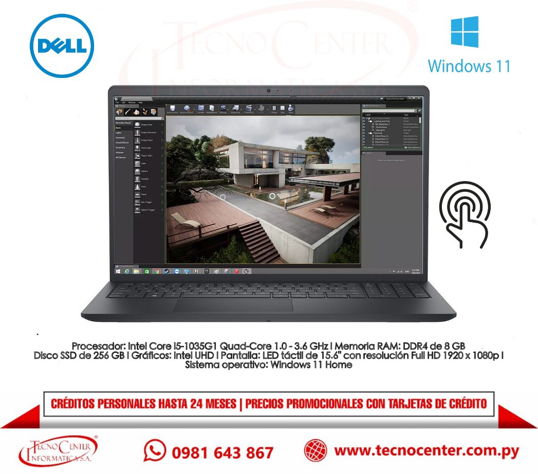 TecnoCenter_Py's tweet photo. Rendimiento Garantizado. Notebook Dell Inspiron i5 SSD 256 Gb Touch. Adquirila en cuotas de Gs. 377.000! WApp Directo 📲 0981643867
#Dell #Intel #IntelCorei5 #NotebookDell #InspironDell #TecnocenterPy https://t.co/EgqvxzvJ73