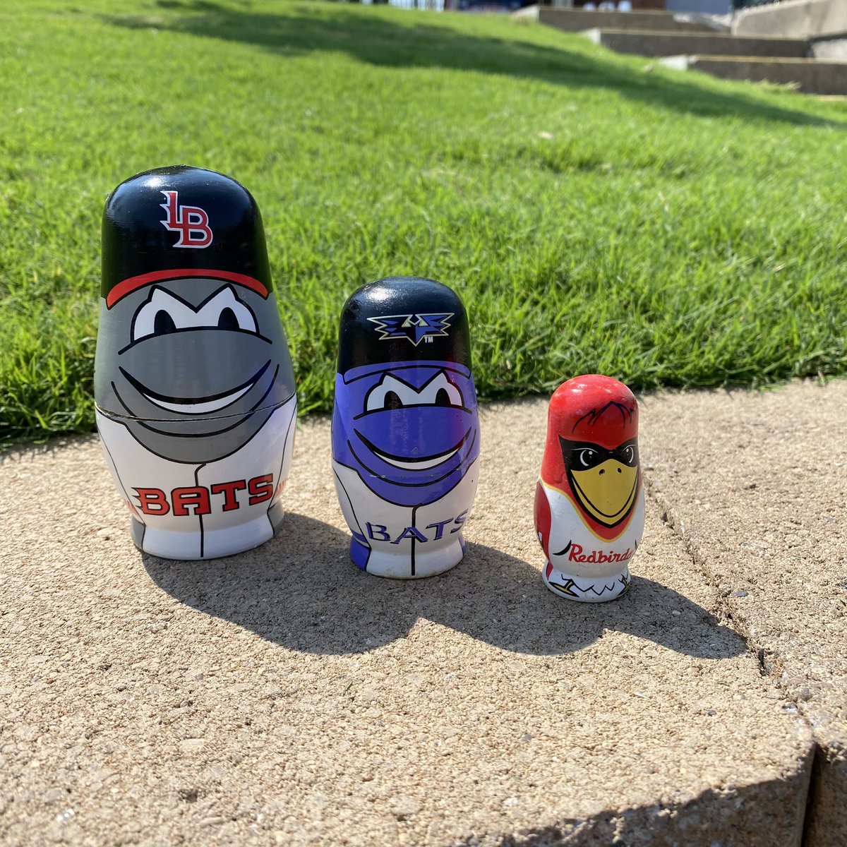 LouisvilleBats's tweet photo. Celebrate Buddy Bat’s birthday tonight with a Buddy Bat nesting doll giveaway! This collectable will be available to the first 1,500 fans that walk through the gates. 

Gates open at 6:00pm! See y’all tonight! https://t.co/jhtaUn7bJG