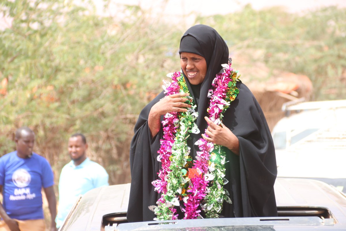 DapKWomen's tweet photo. Hon. Sahara Ahmed visited her voters at Mandera and they have decided to show support and vote Mama Sahara as the next Women Rep @DAP_Kenya @EugeneLWamalwa @HonEseli 
#Inawezekana https://t.co/9u3KyDL9Tr