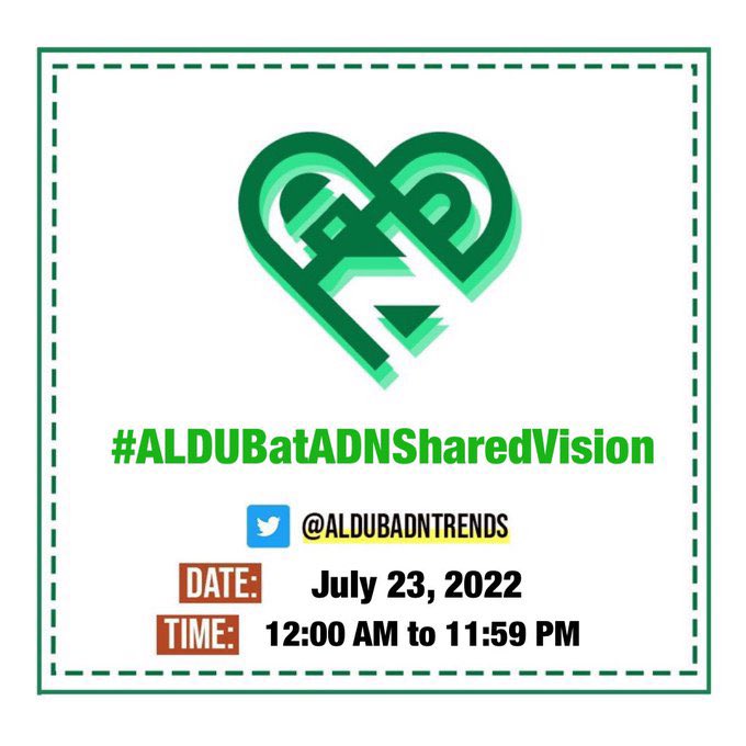 ALDUB_FTnQTees ᴬᴰᴺ 😌 (@aldubftnqt) on Twitter photo Please support our OHT #ALDUBatADNSharedVision
<a href="/AlDubADNTrends/">ALDUBNationTrends</a> <a href="/Salvesayson/">SALVE 🎀ALDUBKingdom🎀</a> <a href="/iam_ginghs/">🦔 💕MyeS🎀</a> <a href="/dearfriendcan/">Sino Days</a> <a href="/bffmaine15/">AIDA DE JESUS ᴬᴰᴺ</a> Please support our OHT #ALDUBatADNSharedVision
<a href="/AlDubADNTrends/">ALDUBNationTrends</a> <a href="/Salvesayson/">SALVE 🎀ALDUBKingdom🎀</a> <a href="/iam_ginghs/">🦔 💕MyeS🎀</a> <a href="/dearfriendcan/">Sino Days</a> <a href="/bffmaine15/">AIDA DE JESUS ᴬᴰᴺ</a>