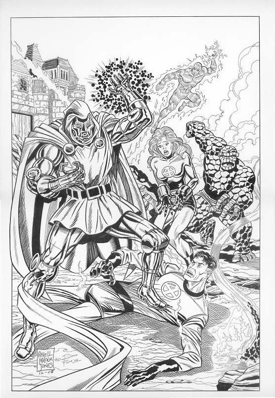 iamluke85's tweet photo. #doctordoom #fantasticfour by #ArvellJones (Penciller) , #RobertPope (Inker) https://t.co/l2dedtauom