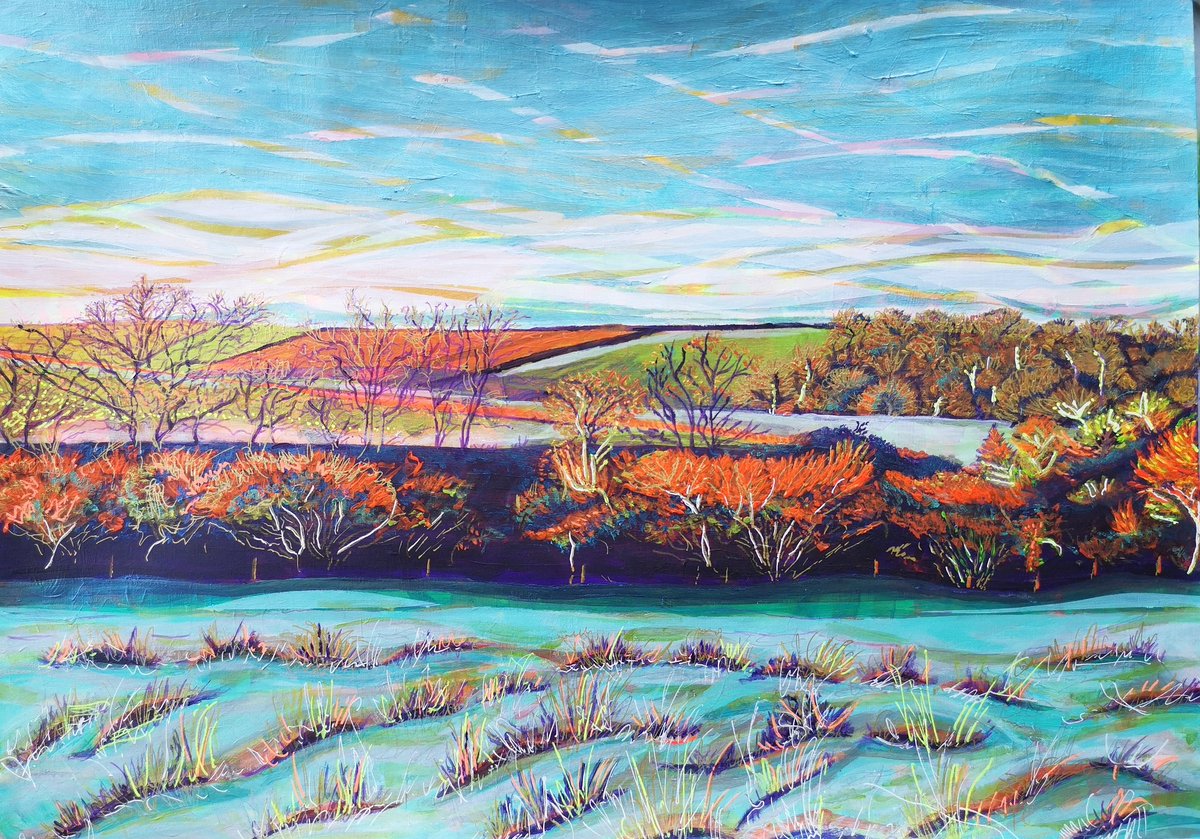 I've been painting wintry scenes in the middle of a heat wave. This one's from another of my walks in the countryside around Bath. It's called 'Frosty Morning at Odd Down'. <a href="/bearflatartists/">BearFlatArtists</a> <a href="/CreativeBath/">Creative Bath</a> <a href="/TheBathMagazine/">The Bath Magazine</a> <a href="/BathLifeMag/">Bath Life</a> #art #paintings #bathuk <a href="/beautifulbath/">Kèo bóng đá</a>