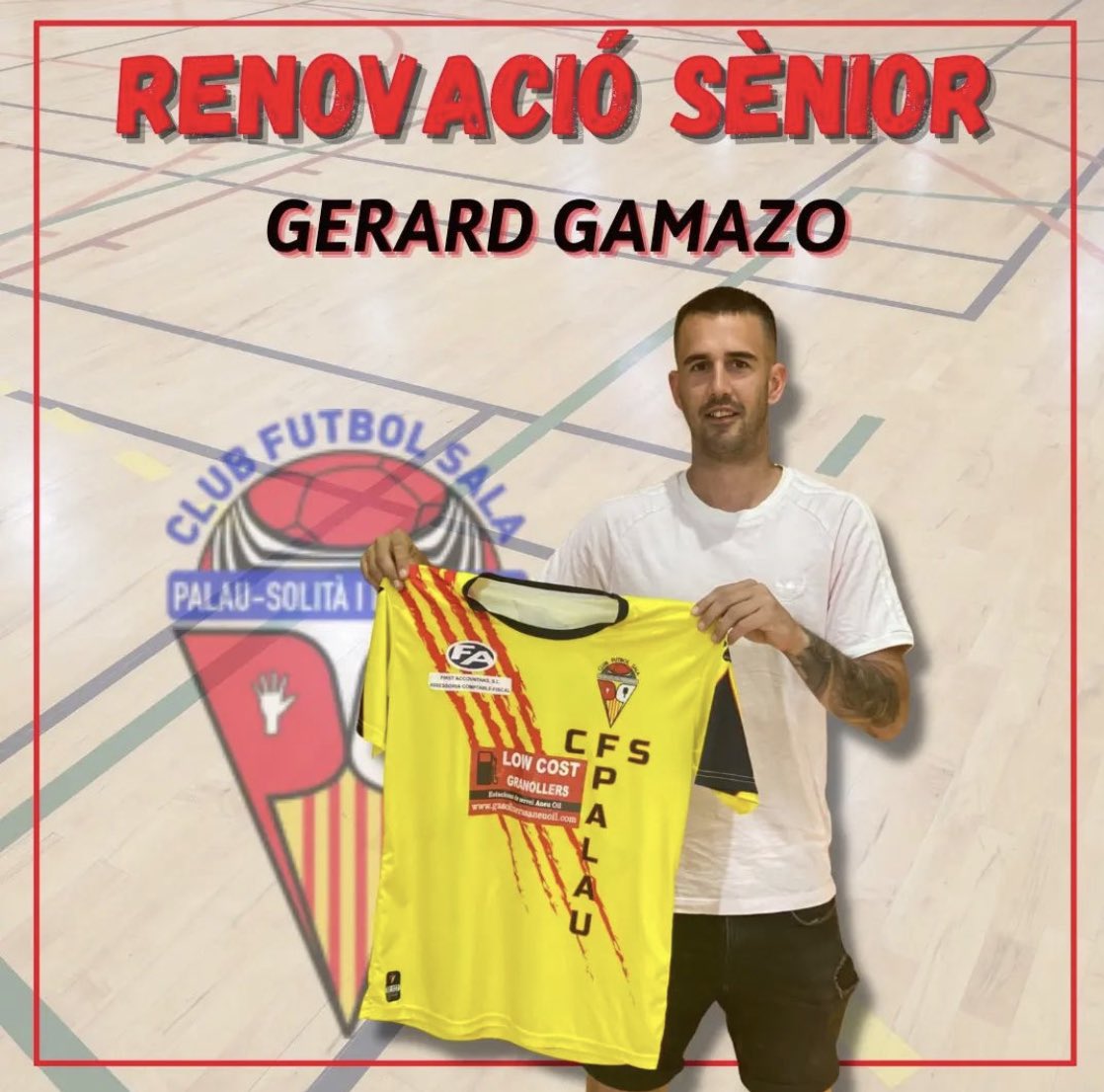RENOVACIÓ🚨‼️

➡️ Gerard Gamazo (@gery.8 ), el capità de l'equip😜, renova una temporada més amb el sènior masculí del club!🙌🏻

Molta sort!✅