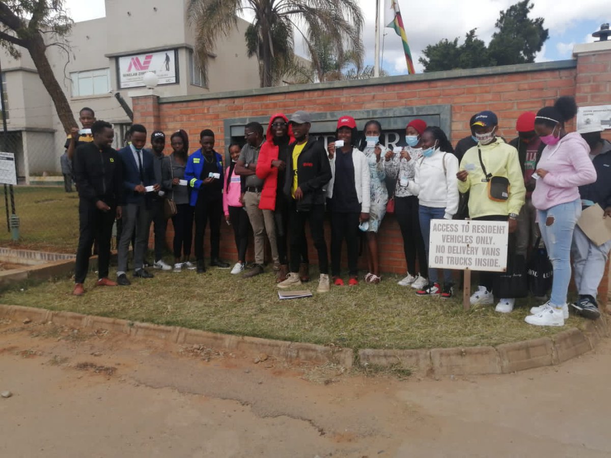 Today we registered 38 youths to vote. Zambiarising.