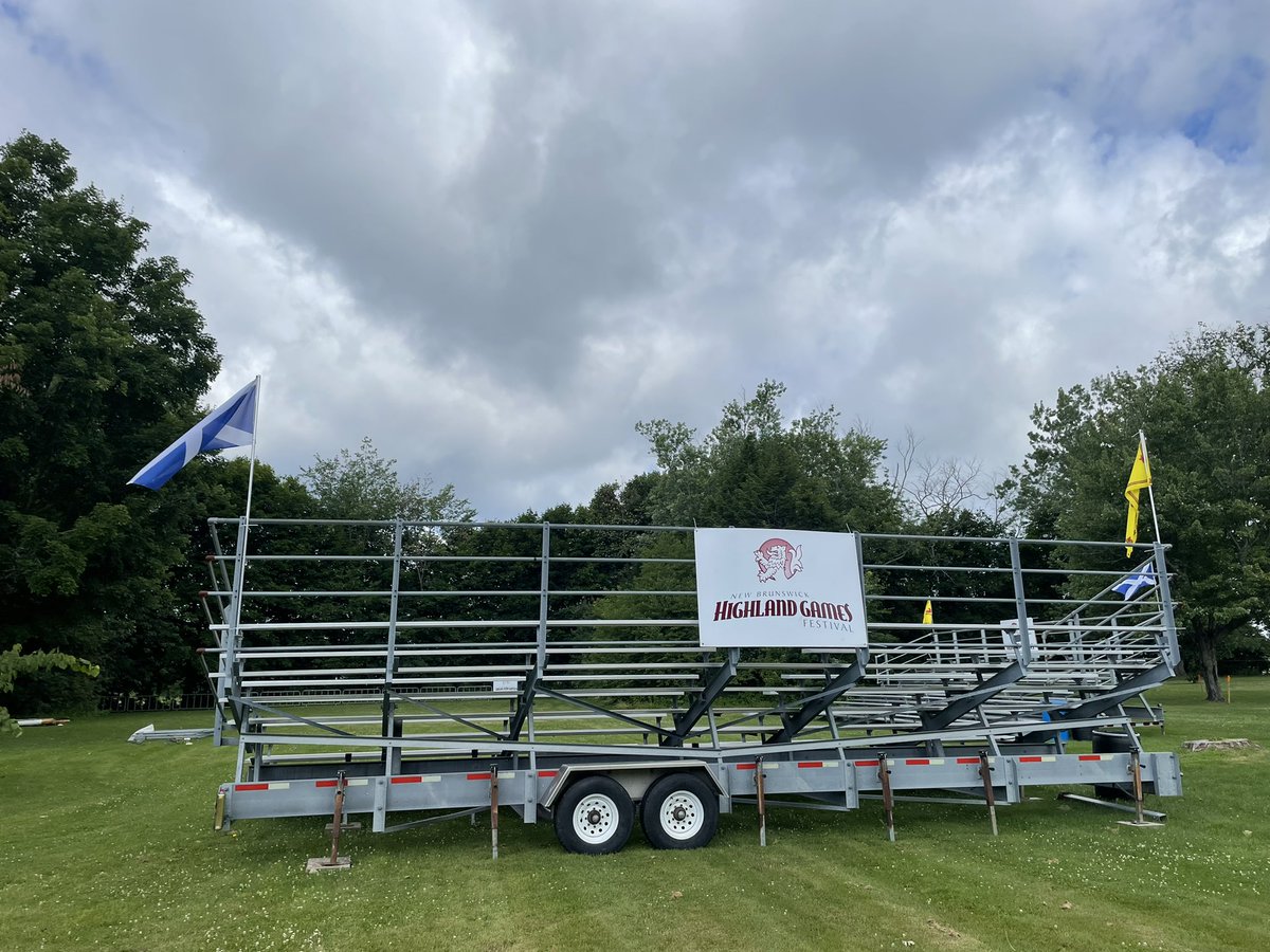 CityFredMayor's tweet photo. Setup is underway for the @nbhighlandgames taking place outside Government House this weekend. Good luck to all the participants! π΄σ §σ ’σ ³σ £σ ΄σ Ώ #beascotfortheweekend https://t.co/h0ZGaa7acc