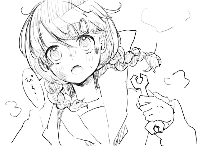 なんか爆発した小糸ちゃん先生
#アイドルマスターシャイニーカラーズ #シャニマス #福丸小糸 