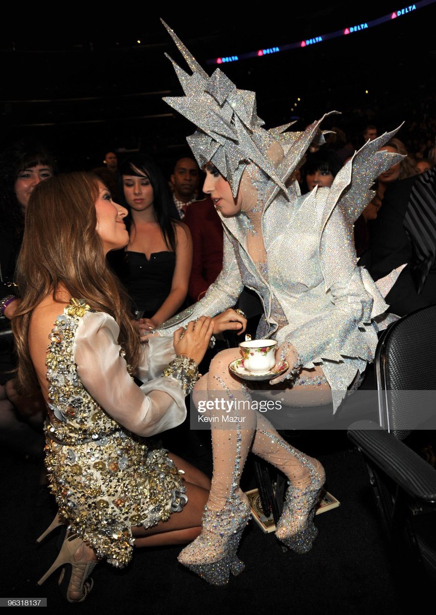 ProvJacquee's tweet photo. Always remember that when other older female artists like Grace Jones and Madonna were threatened by Gaga’s rise to fame, it was Céline Dion who embraced her and showered her with love. Kindness and class will always reign supreme. https://t.co/0lp9Uk7y2X