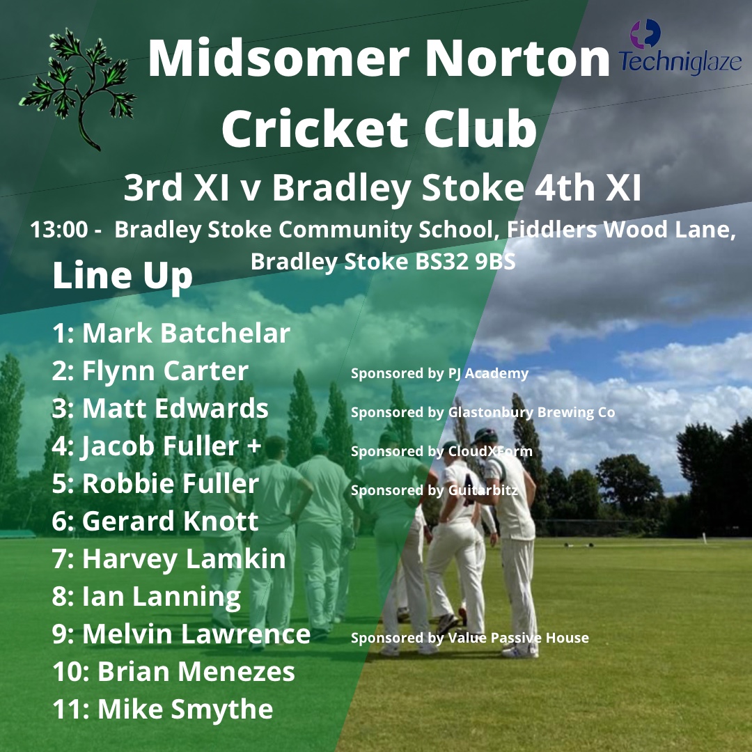 💚 Your 33 Green Caps this week 💚

The 1s travel to high fliers <a href="/wsmcricketclub/">Weston-super-Mare Cricket 🏏</a> as they look to bounce back from last week
The 2s host <a href="/CleeveCC/">Cleeve CC</a> hoping to avenge the earlier season defeat
The 3s look to get back to winning ways away to @bradleystokecc

#greencaps