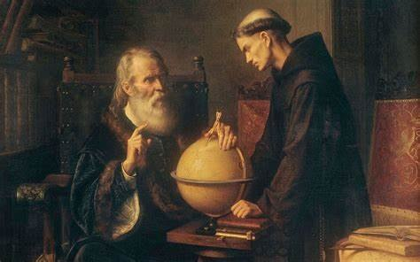 marcomaciasa's tweet photo. 22/07/33  #Galileo tuvo que retractarse de sus estudios científicos, para que la iglesia no lo matara; pero al salir la famosa frase: y sin embargo, se mueve.

Pasaron 400 años para que la iglesia pidiera perdón por eso.
#Efemérides https://t.co/ovwNja1Rh8
