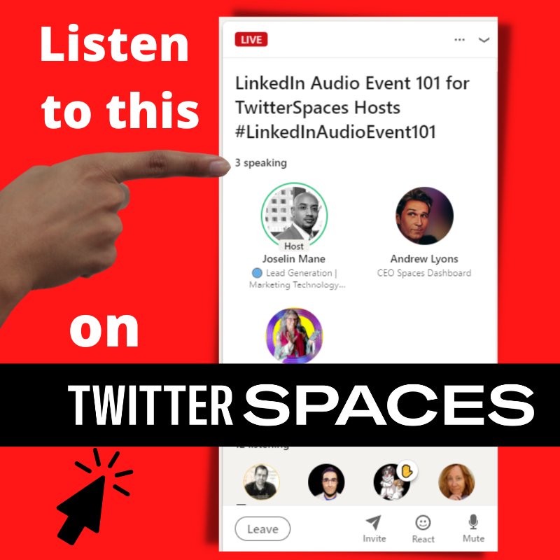 _andrewlyons's tweet photo. So......who wants to listen to @JoselinMane and me live (+ others) Live on @LinkedInUK vi @twittespaces
Hit the #DiscoveryCard below below to listen live