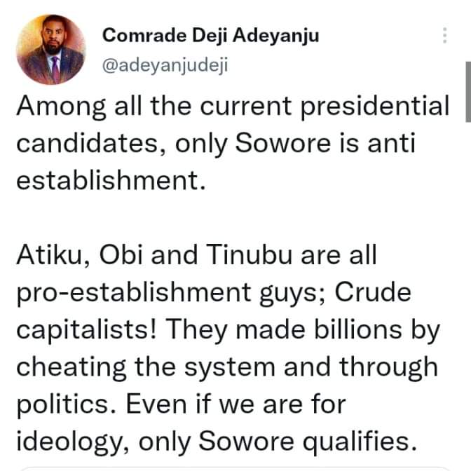 MHungbeme's tweet photo. Now you gerit, if you don't gerit, forget abourit. #WeCannotContinueLikeThis #SoworeMagashi2023 #AACParty #RevolutionNow #AACAlternative https://t.co/Em9QSn7PI2