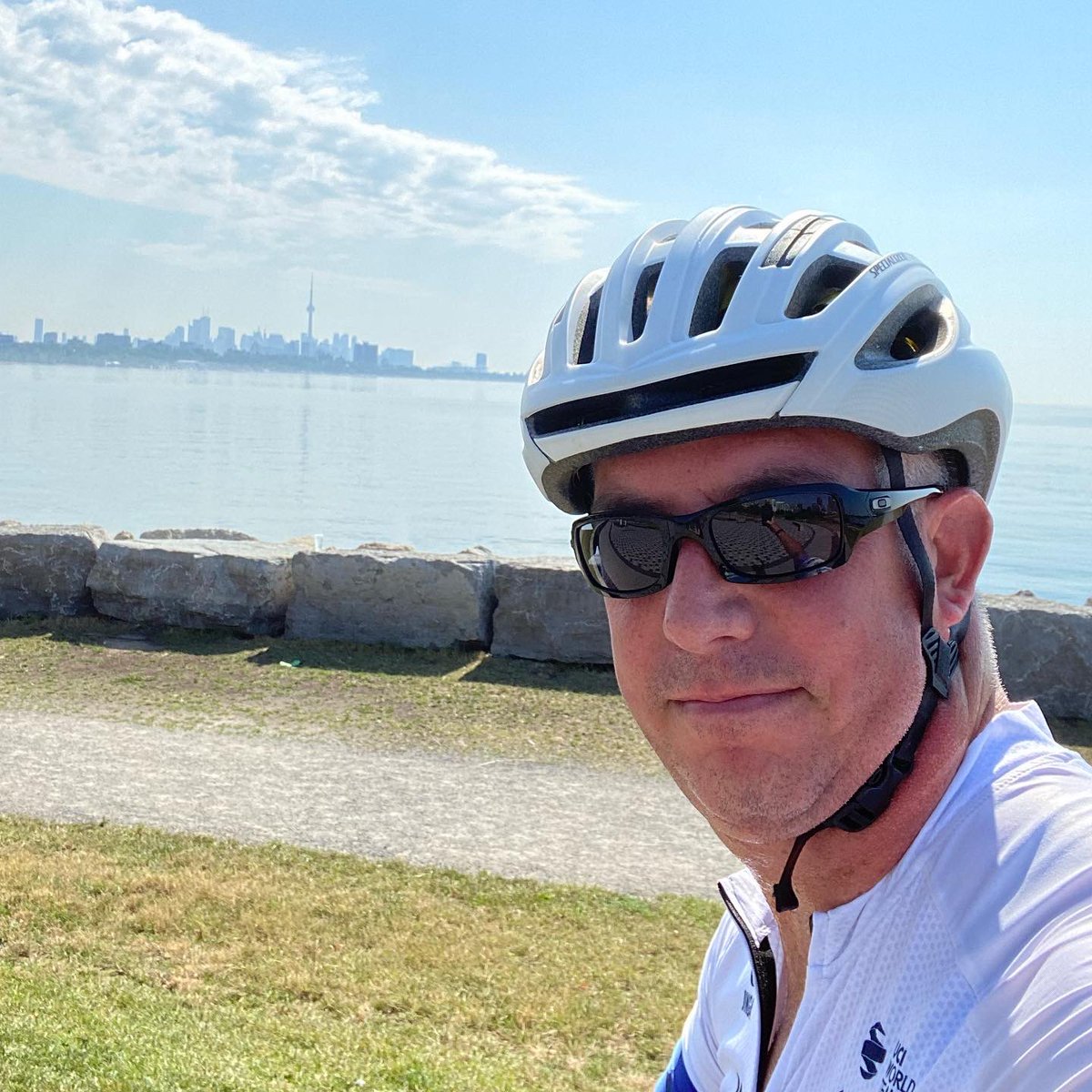 marcus_peron's tweet photo. Hot and humid morning ride along the waterfront.#roadcycling #cycling #cervelo #torontowaterfront #movementismedicine https://t.co/BT2hawQ7zw