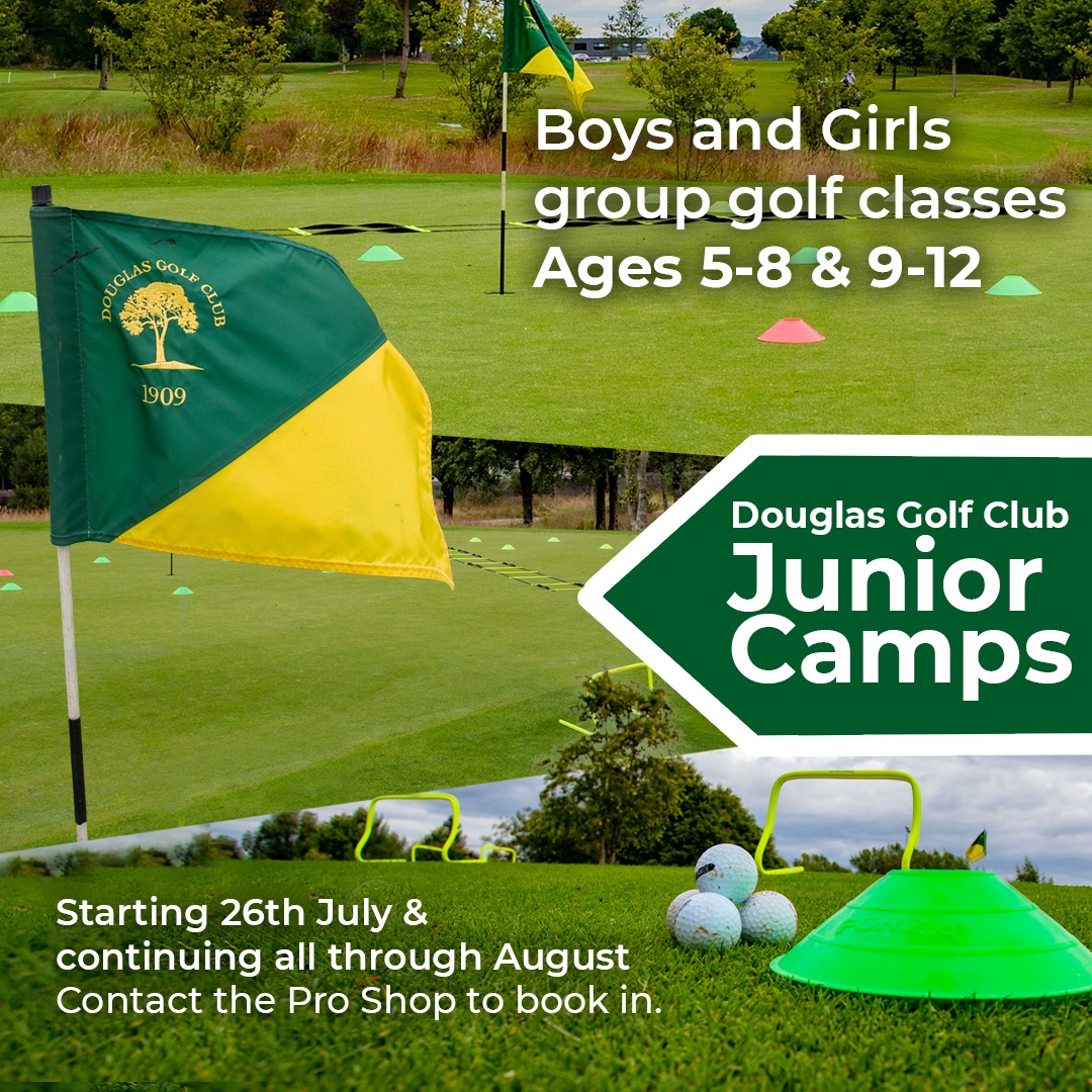 Junior coaching will start next Tuesday the 26th of July and continue throughout August. Contact us in the Pro Shop for more details.

#Golf #golfing #Corkgolf #Douglas #douglasgolfclub #golfireland #golfcoach