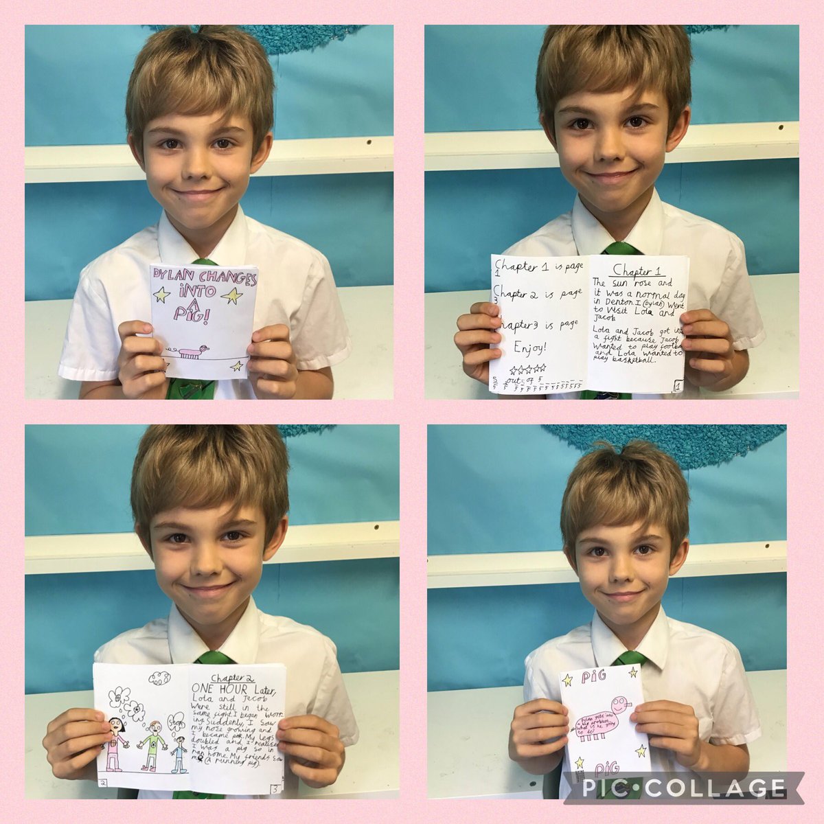 LindenRDRowan's tweet image. @LindenRDRowan #LindenEnglish #LindenReading  #CharlieChangesintoaChicken @stubbleagent 
We’ve now written our own short stories, based on the book! 
Here’s some more creative finished stories, complete with blurbs and even author notes! 
@LindenRoad