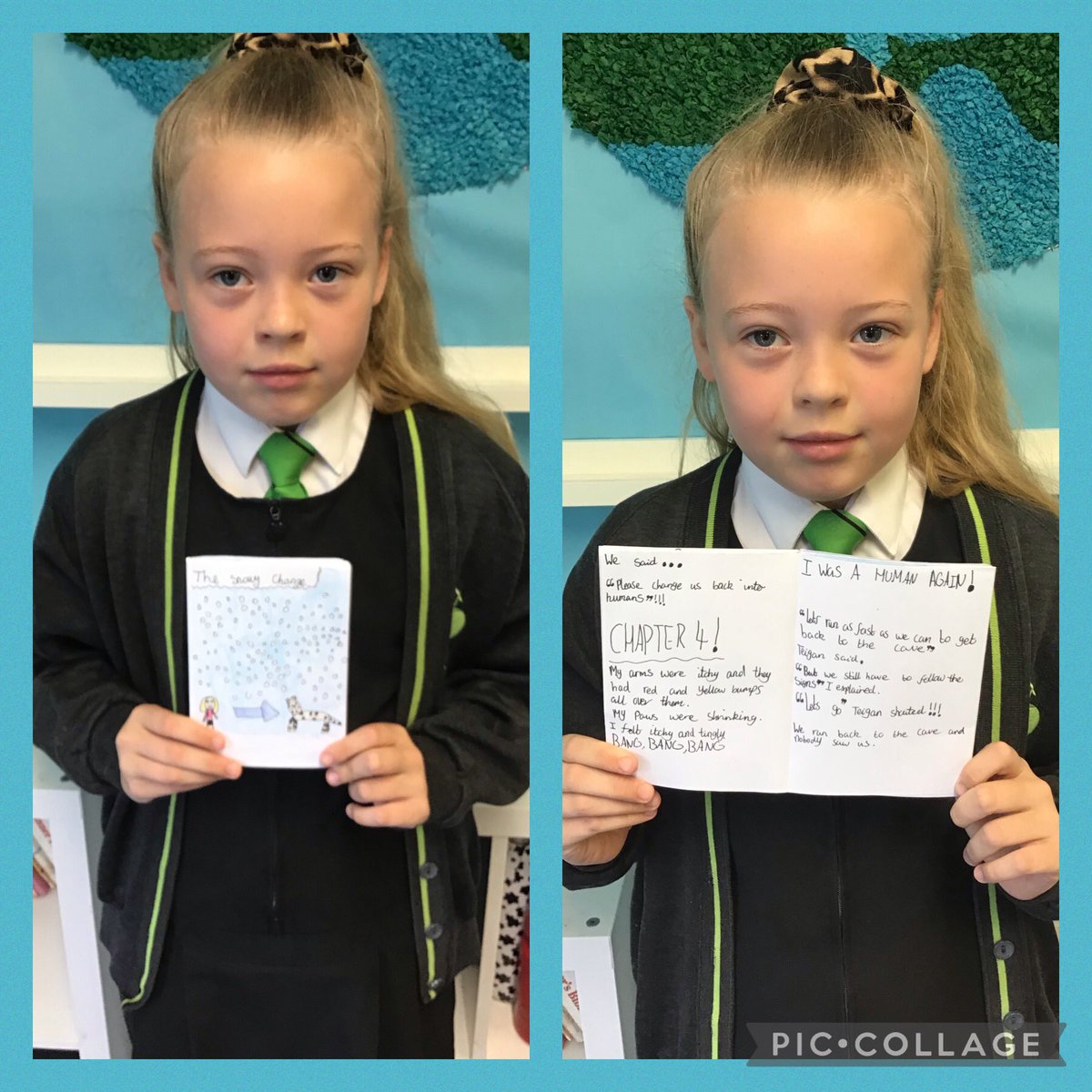 LindenRDRowan's tweet image. @LindenRDRowan #LindenEnglish #LindenReading  #CharlieChangesintoaChicken @stubbleagent 
We’ve now written our own short stories, based on the book! 
Here’s some more creative finished stories, complete with blurbs and even author notes! 
@LindenRoad