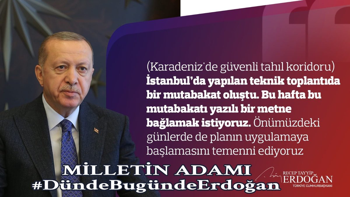 Tarihe not düşülecek bir cümle:
"İnsanlığı hakkın ve hakkaniyetin teminatı olacak bir küresel yönetim anlayışıyla buluşturacak medeniyet nöbetini devralmaya hazırlanıyoruz."
Recep Tayyip Erdoğan

MİLLETİN ADAMI

#DündeBugündeErdoğan