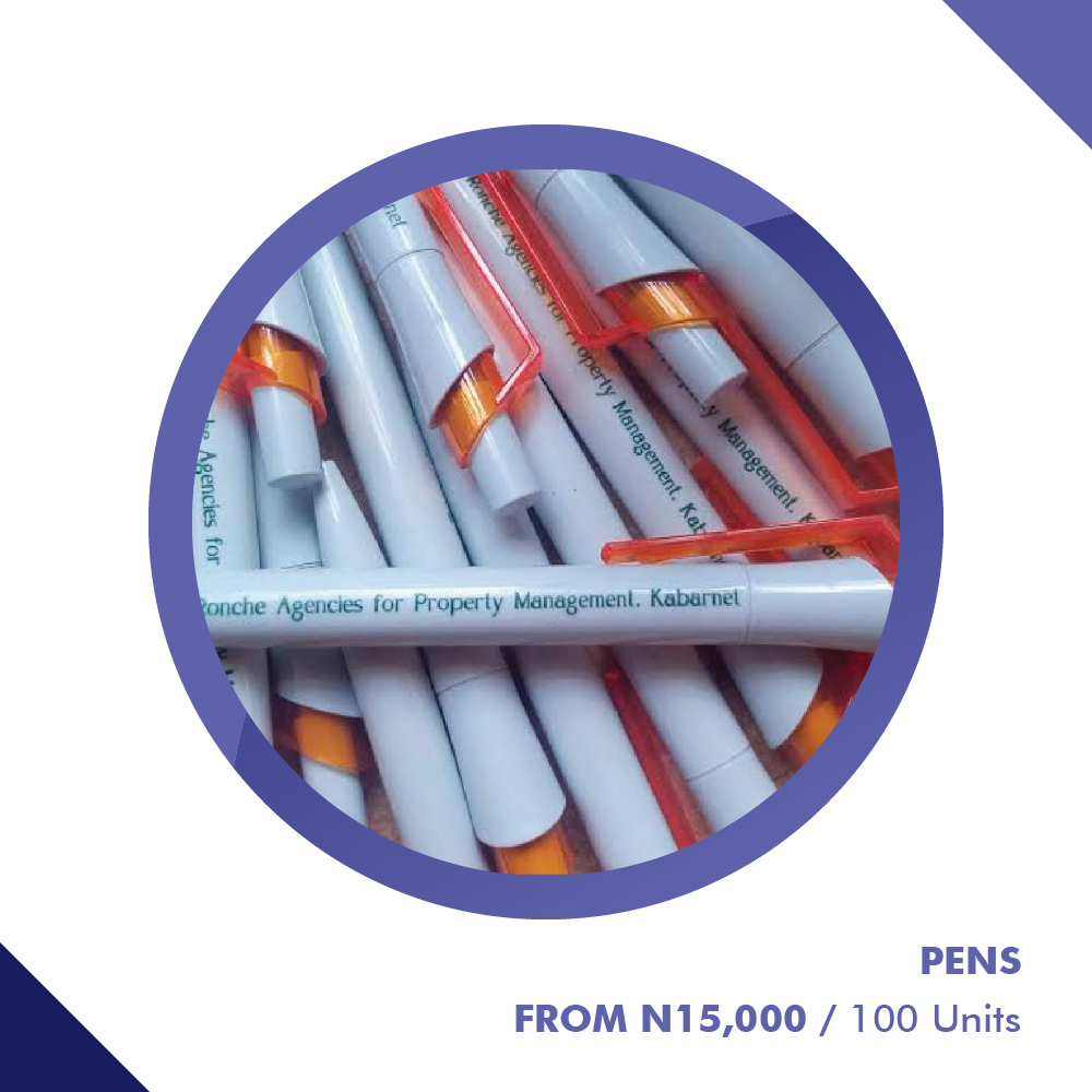 Branded pens for gift, brand awareness/event awareness etc. For orders call or whatsapp us on 2349013089422, email: maeka_prints@hotmail.com or send us a message here.#print #design #nigeria #lagos #branding #brand #creative #photography #manipulation #naija #wedding #benincity
