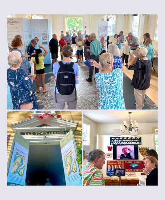 MappingMHD's tweet image. We were delighted to see so many of you at this year’s Mapping Marblehead Exhibit opening reception!
Our biggest challenge is to show people who know EVERYTHING about Marblehead something they never knew about Marblehead before.  I think we did.