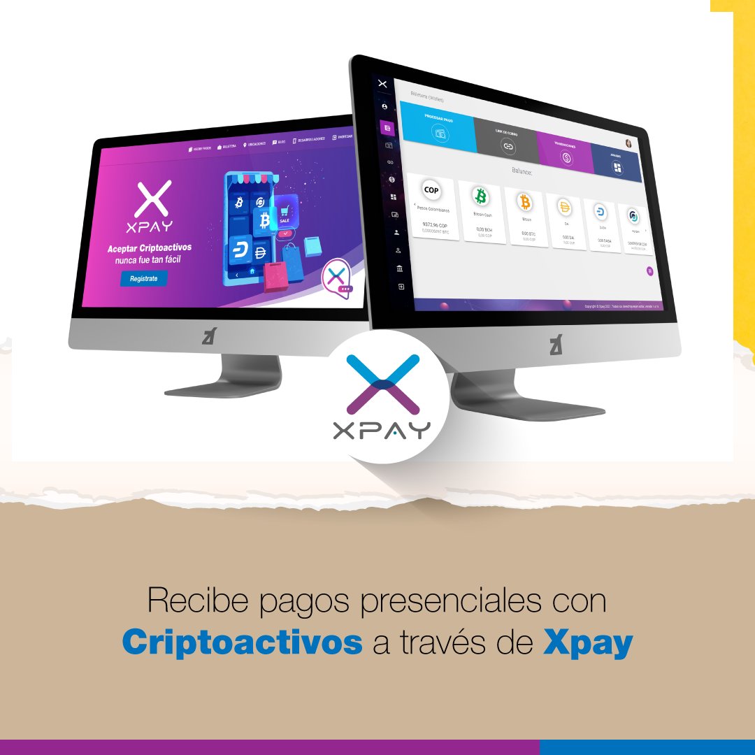 #Xpay | Recibe pagos presenciales con #Criptoactivos a través de Xpay. Define el monto y el medio de pago a utilizar, tu cliente debe escanear el código QR generado y realizar la transacción, la cual se verá confirmada en la plataforma 🤝