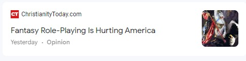 No, it's not. I can think of some things though that are actually hurting America.

#ttrpg