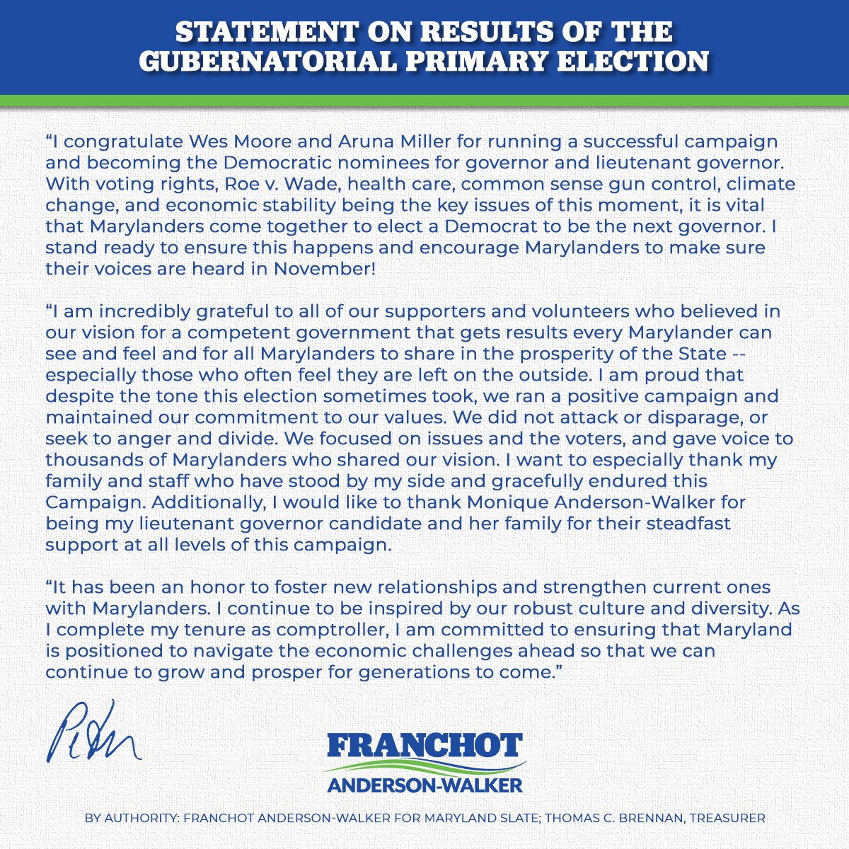 Comptroller Peter Franchot tweet media