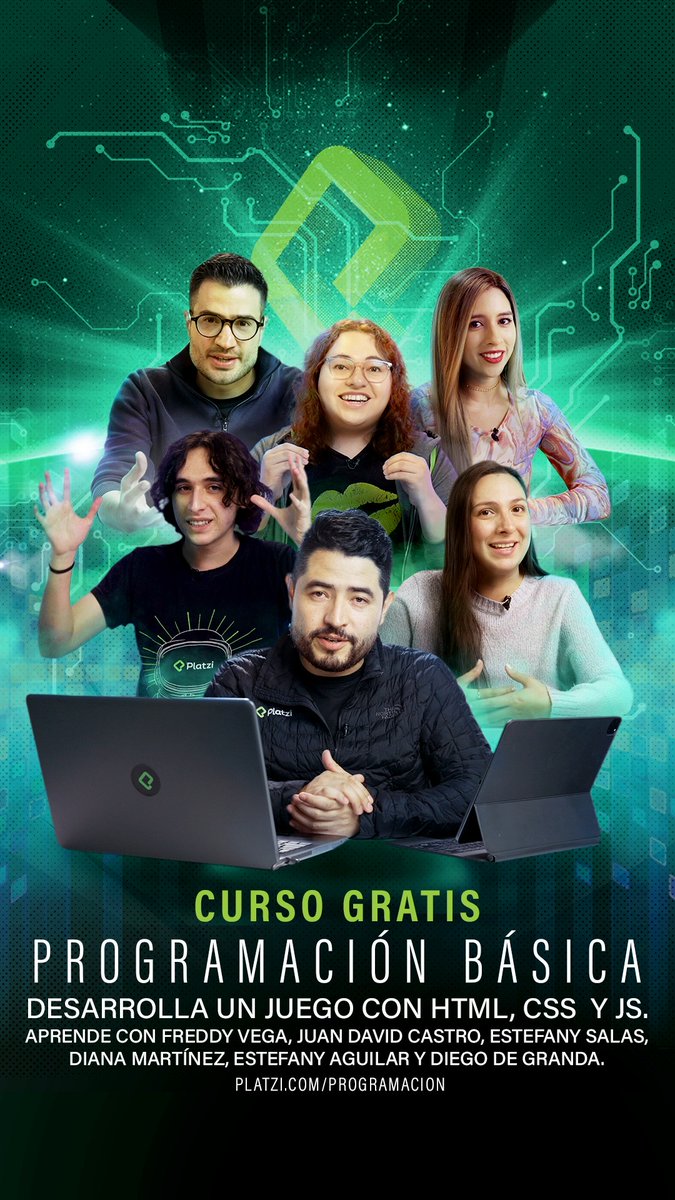 freddier's tweet image. ⭐ El Curso de Programación Básica ya tiene cientos de tutoriales, aportes y proyectos de estudiantes 
Y apenas van 24 horas 🥲
Ya mismo puedes empezarlo. Hoy es el día que aprendes a programar &gt;&gt; platzi.com/programacion