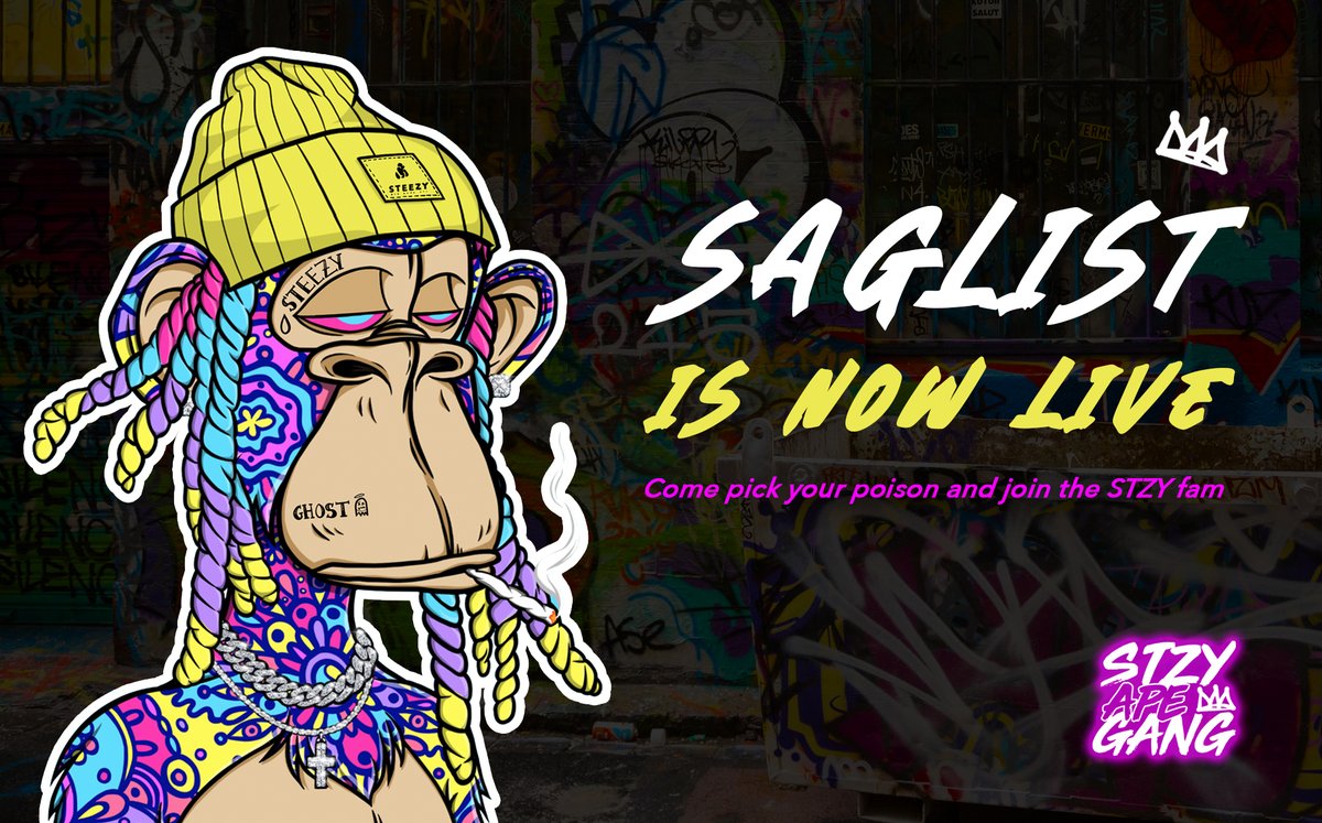 IF YOU HAVE SAGLIST, YOU'RE UP TO BAT! 
@steezyapegang