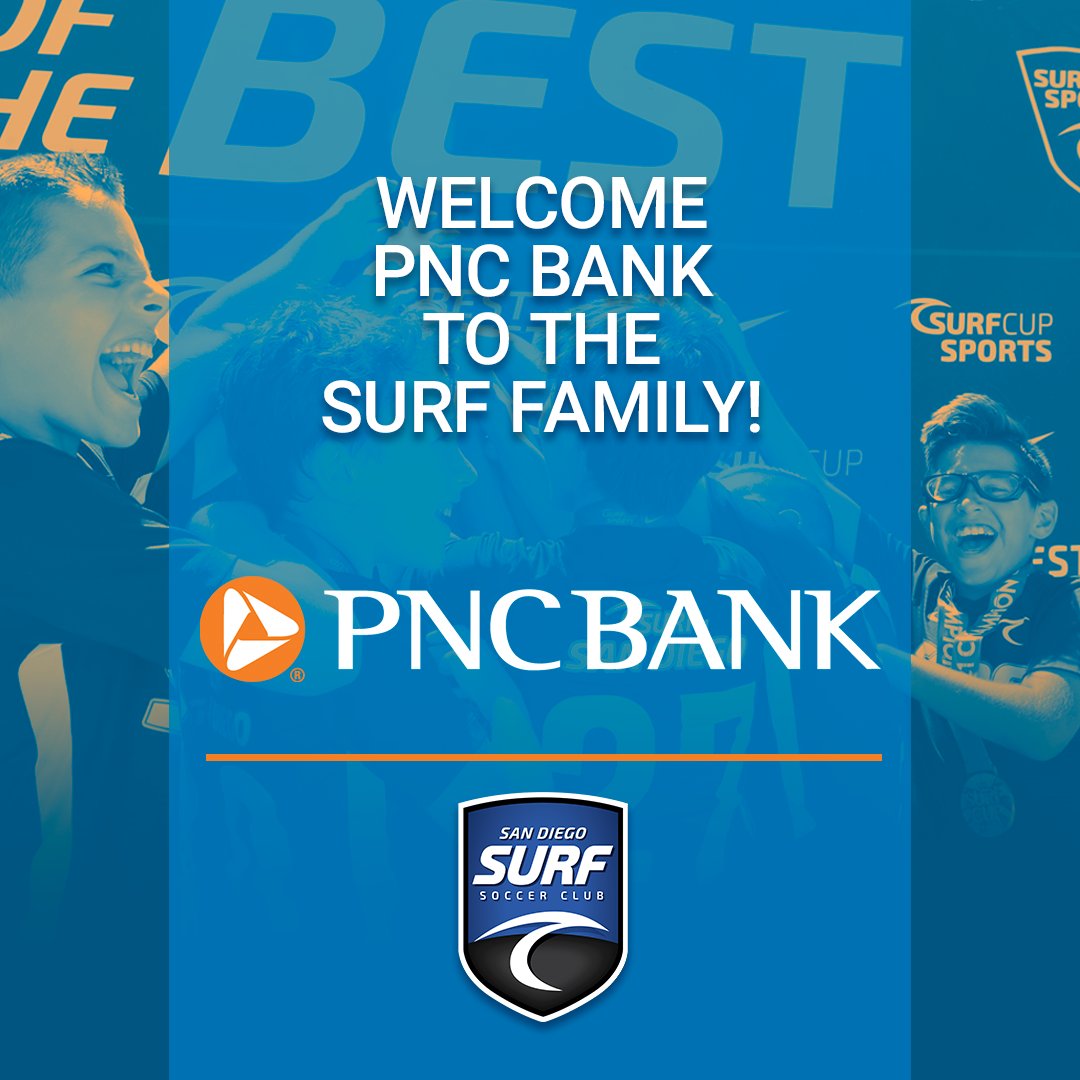 Surf is thrilled to announce that @PNCBank is joining the Surf Soccer Family with Premier Sponsorship of Marquee Youth Soccer Events - #SurfCup #SurfCollegeCup & #SurfChallenge! Read more at surfsoccer.com/2022/07/22/pnc…