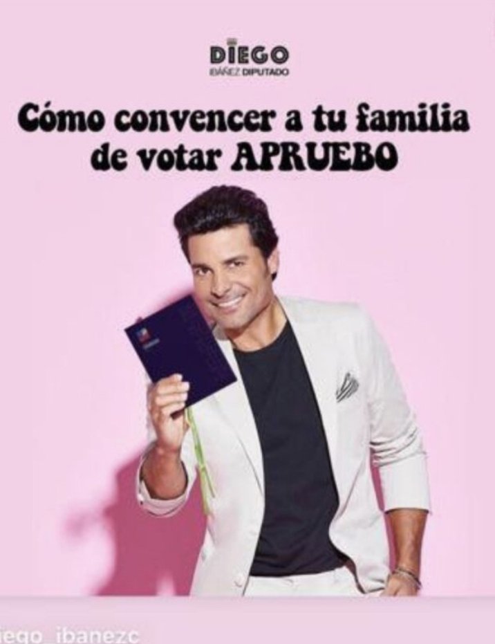 MKTGerman_Page's tweet photo. Aún no entendemos como @CHAYANNEMUSIC se presta para apoyar el apruebo a la propuesta de la nueva constitución de #Chile. Y que el nuevo presidente @gabrielboric haga alarde de su imagen. #horrible #notemetas https://t.co/jHxjNTRDj4