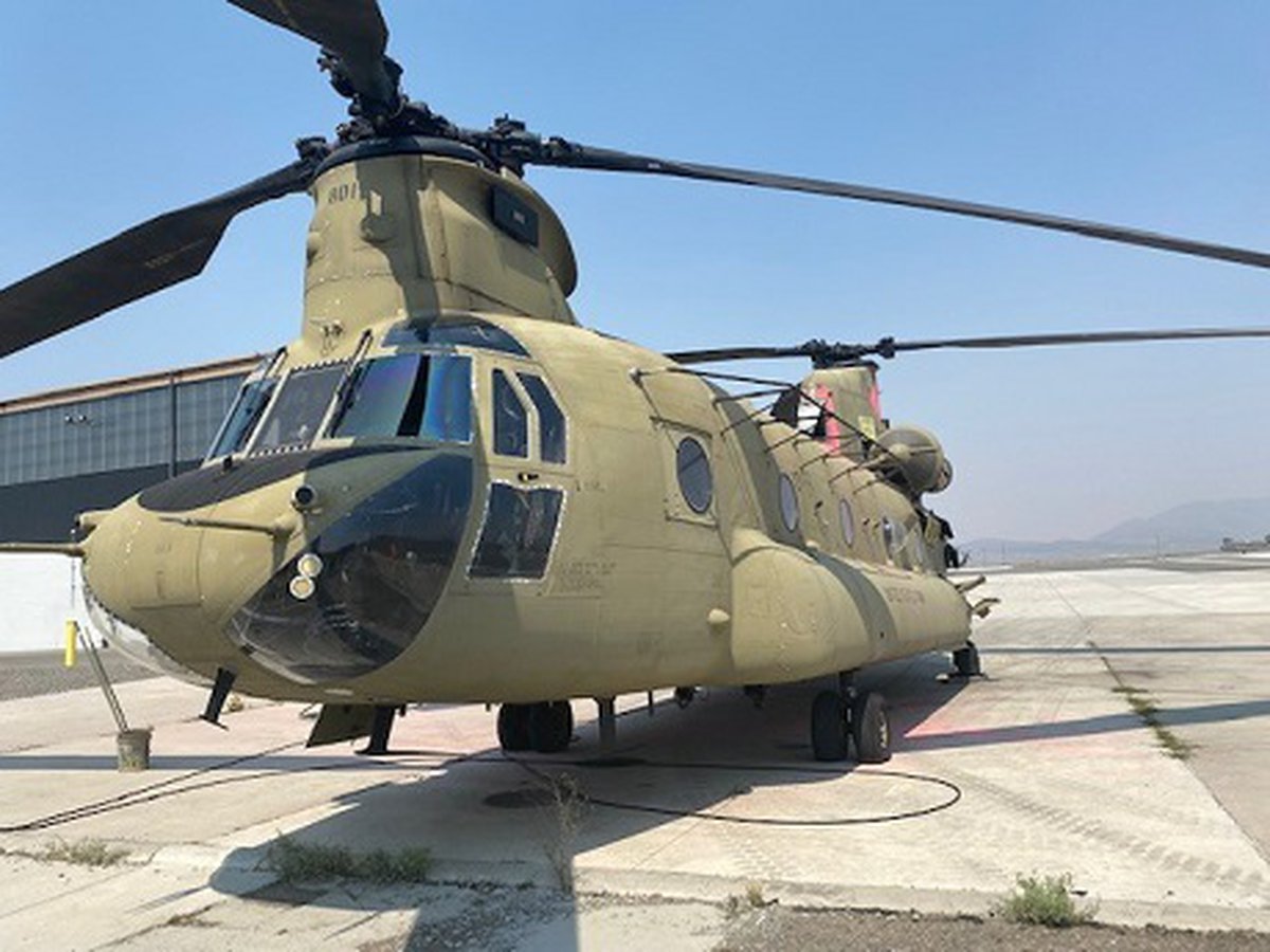 ivancp25's tweet photo. #AccidenteAéreo de un helicóptero CH-47D #Chinook, de la compañía #ROTAK Helicopter Services. Se ha estrellado en el Río Salmon (Estado de #Idaho, EEUU), ayer por la tarde, muriendo sus 2 pilotos a bordo. Participaban en la lucha #contraincendios en aquella zona. 21-07-22 😥 https://t.co/Caj8iWxWJT