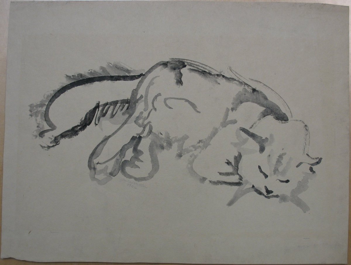 Helen West Heller, Cat, 1932 #helenwestheller #brooklynmuseum brooklynmuseum.org/opencollection…